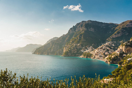 海景 村庄 那不勒斯 吸引力 自然 海岸 意大利语 浪漫的