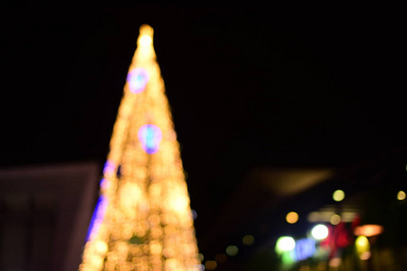 街道 集中 假日 发光 美丽的 散焦 颜色 庆祝 圣诞节