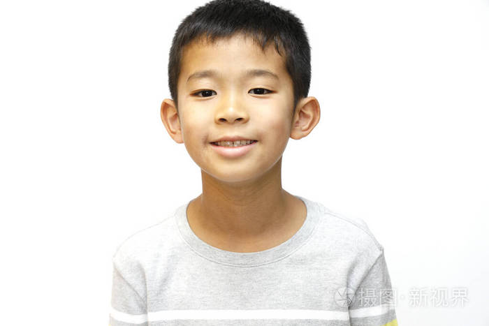 面对 日本人 学生 四年级学生 四年级 小孩 复制空间 微笑