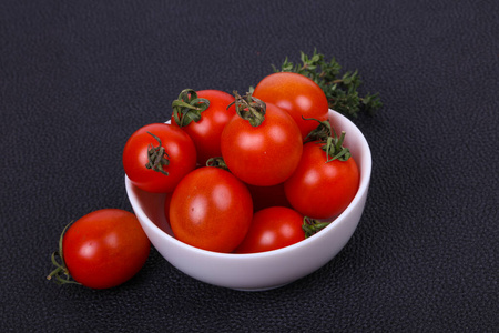 樱桃 特写镜头 百里香 自然 烹饪 美味的 番茄 健康 饮食