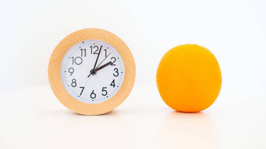 维生素 圆圈 水果 时钟 醒着 小时 早餐 最后期限 倒计时