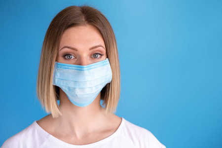 健康 专家 面对 肖像 美丽的 工人 面具 医生 病毒 护士