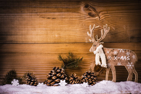 新的 卡片 圣诞节 明星 寒冷的 招呼 木材 灯笼 冷杉