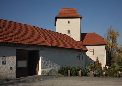 城堡 场景 外观 奥斯特拉瓦 吸引力 古老的 吸引 防御工事