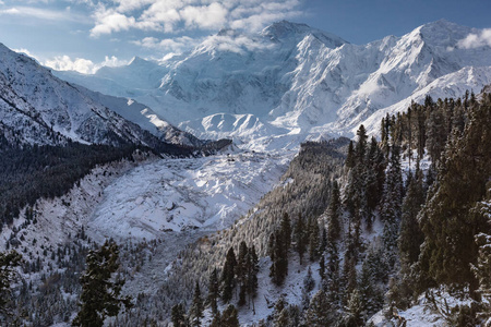 徒步旅行 首脑会议 全景图 巴基斯坦 旅行 冰川 岩石 冒险