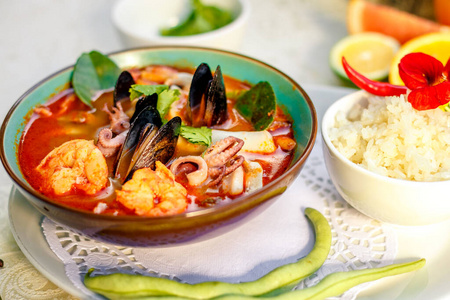 石灰 餐厅 马来西亚 汤药 泰国 食物 章鱼 泰语 晚餐