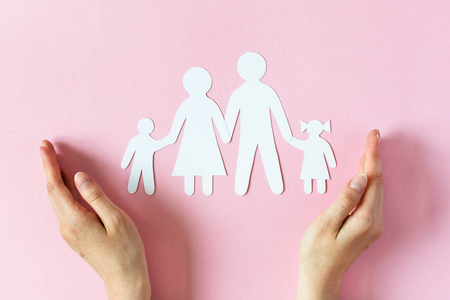 支持 统一 连接 儿子 父亲 粉红色 保护 家庭 小孩 轮廓