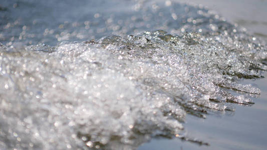 特写镜头 潮湿 泼洒 环境 运动 飞溅 海岸 透明的 水下