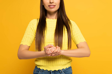 通信 哑的 情感 复制空间 语言 女孩 微笑 聋的 女人