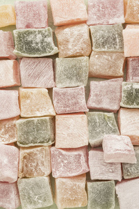 小吃 伊斯坦布尔 集市 立方体 明胶 粉红色 糖果 糕点糖果