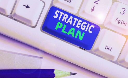 文字写作战略计划。分析管理活动的业务概念，用于设置和集中优先级。