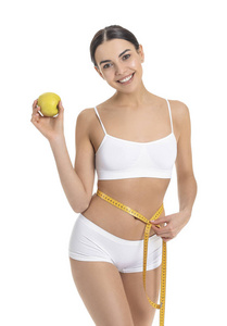 减肥 重量 苹果 照顾 适合 饮食 健康 营养 女人 白种人