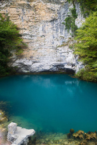 流动 自然 峡谷 美女 斯洛文尼亚 美丽的 岩石 森林 风景