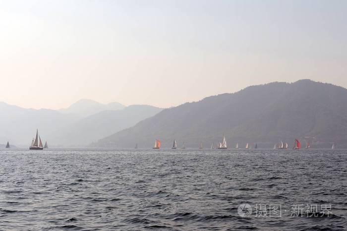 公司 假期 帆船 爱琴海 步行 运输 城市 共和国 旅游业