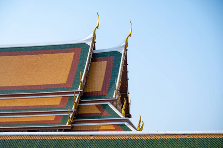 天空 美丽的 旅行 屋顶 泰语 亚洲 文化 艺术 建筑 城市