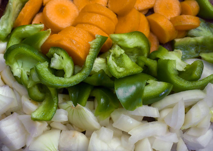 健康 烹饪 盘子 胡椒粉 胡萝卜 美味的 植物 沙拉 番茄