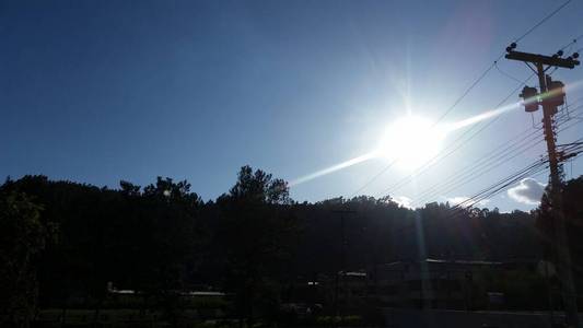 太阳 旅游业 傍晚 场景 颜色 夏天 风景 日落 天空 公园