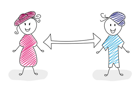 社会安全距离照片