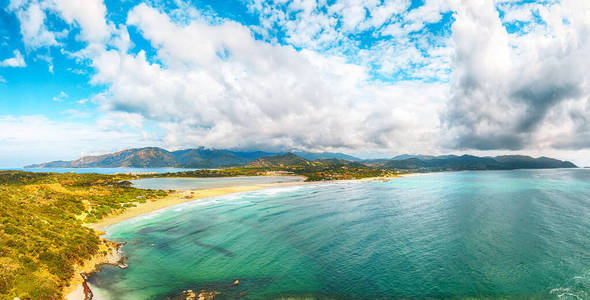 撒丁岛 假期 热带 目的地 海岸线 太阳 徒步旅行 风景