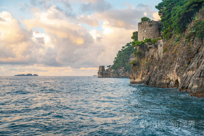 岩石 天空 建筑 海湾 海景 悬崖 波西塔诺 历史 地标