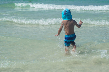幸福 运行 波动 旅行 男孩 泼洒 海洋 闲暇 放松 童年