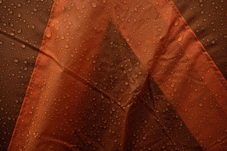 简单的 尼龙 雨衣 纺织品 雨滴 潮湿 露水 液体 天气