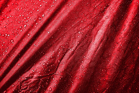 露水 纹理 液滴 潮湿 雨滴 天气 水的 尼龙 纺织品 防水