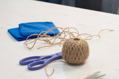 针织 羊毛 暗示 耳机 绳线 骷髅 纤维 绑定 纱线