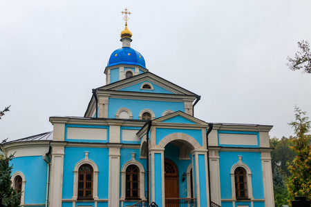 正统 俄语 朝圣 修道院 地标 外观 遗产 古老的