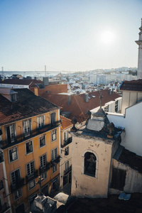 旅行 风景 欧洲 地标 城市景观 屋顶 城市 文化 葡萄牙