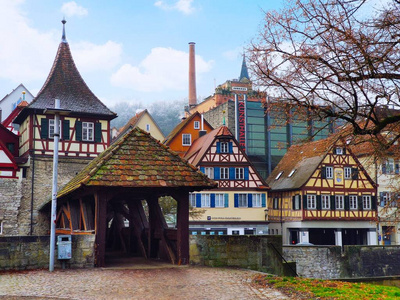 欧洲 历史 海滨 历史的 木材 文化 建筑学 地标 观光