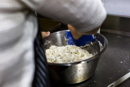 停机坪 成人 面包店 烹调 小麦 厨房 面包 白种人 面粉