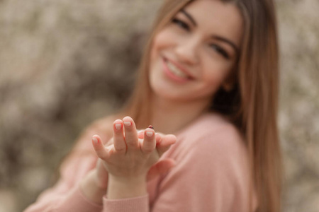 开花 公园 花的 自然 水疗中心 芳香 美极了 白种人 嘴唇