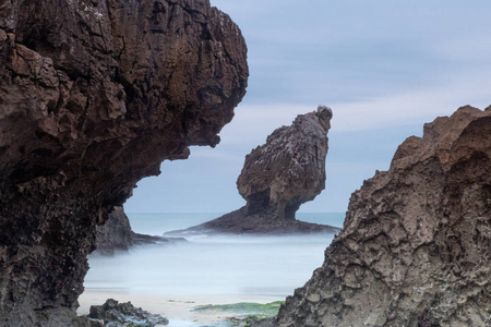 海景 岩石 海洋 黄昏 自然 海岸线 日出 旅行 悬崖 波浪