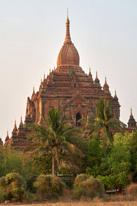 简直不可思议 泰语 古老的 佛塔 佛教徒 日出 吸引力 佛教