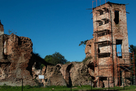 遗产 城堡 古老的 堡垒 防御工事 建筑 被遗弃的 历史的