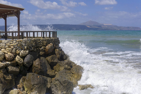 岩石 海洋 假期 建筑学 海岸 撞车 波动 天气 求助 海滨
