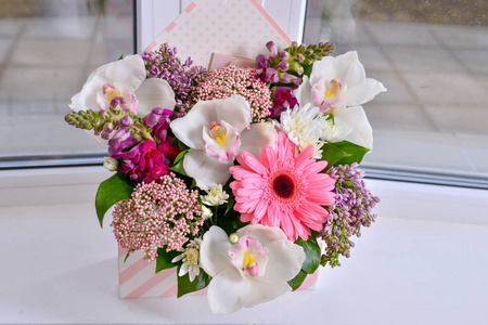 花的 花束 开花 自然 庆祝 礼物 颜色 粉红色 春天 美女
