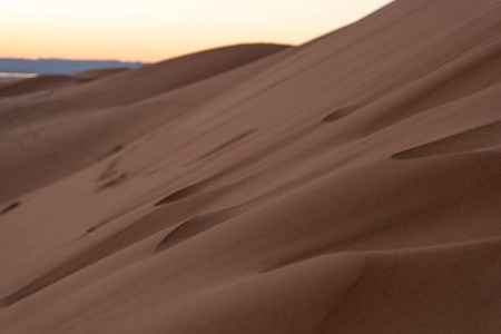 摩洛哥撒哈拉沙漠中的格切比沙丘
