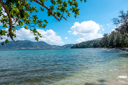 泡沫 海滩 海岸 夏天 泰国 海景 普吉岛 热带 自然 旅行