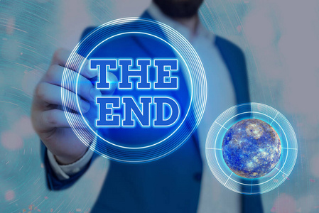 概念的意思是游戏关系事件电影行为的最后一部分结束这张图片的元素由