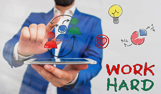 商业照片展示了努力完成任务所付出的劳动.照片