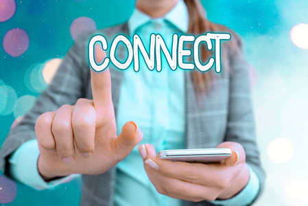 概念意义是在一起联系伙伴关系网络交流.照片