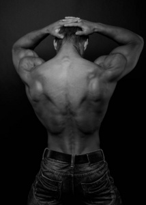 柔和的 适合 力量 健身 男人 肌肉 健美运动员 运动员
