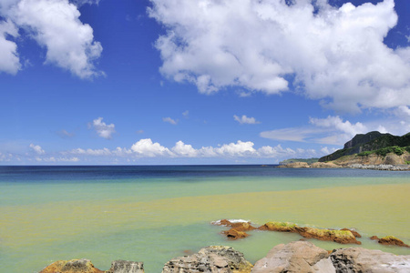 夏天 海滩 自然 海岸线 假期 外部 环境 生态学 旅行