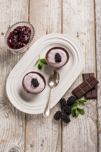甜点 甜的 薄荷 糖果 蓝莓 水果 意味 蛋糕 饮食 早餐