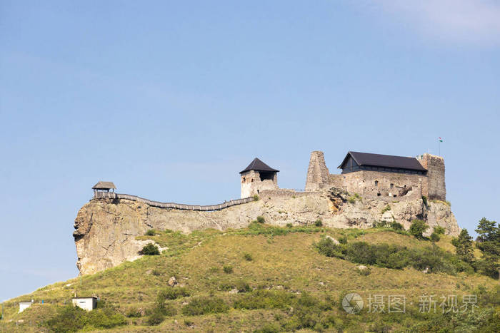 城堡 世纪 乡村 堡垒 山顶 小山 目的地 战争 领域 旅行