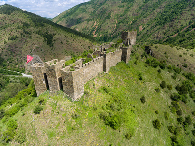 天线 堡垒 历史 自然 历史的 要塞 全景图 小山 旅游业