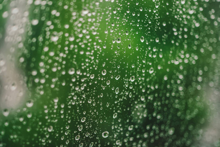 凌乱 玻璃 怀旧 雨滴 自然 夏天 极简主义 天气 降雨量