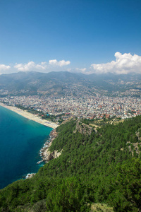 古老的 风景 海洋 全景图 夏天 海岸线 海滩 欧洲 废墟